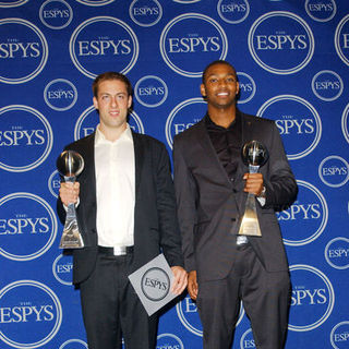Garrett Weber-Gale;Cullen Jones; in 17th Annual ESPY Awards - Press Room