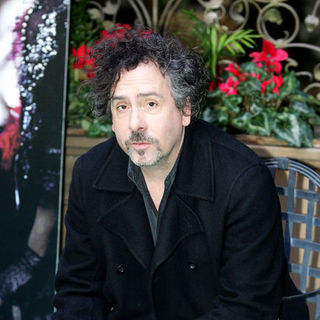 Tim Burton; in "Sweeney Todd" Rome Photocall