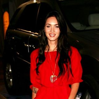 Megan Fox in Mercedes-Benz Los Angeles Fashion Week Spring 2008 - Coco Johnsen - Backstage, Front Row and Show