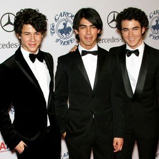 Jonas Brothers; in 30th Anniversary Carousel of Hope Ball - Arrivals