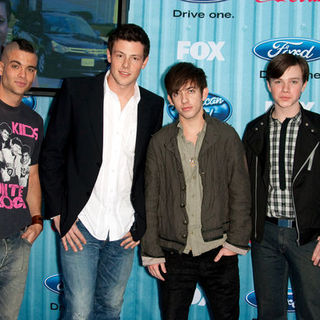 Cory Monteith, Mark Salling, Chris Colfer in American Idol Top 13 Party - Arrivals