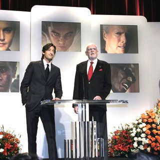 Adrien Brody;Frank Pierson; in 77th Annual Acedemy Awards Nominations Announcements