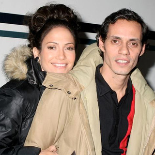 Jennifer Lopez and Marc Anthony on the Movie Set of El Cantante