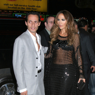 Marc Anthony, Jennifer Lopez in Jennifer Lopez in Manhattan Promoting MTV tr3