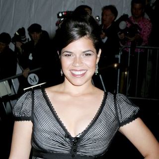 America Ferrera; in Poiret, King of Fashion - Costume Institute Gala at The Metropolitan Museum of Art - Arrivals