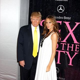 Donald Trump, Melania Trump in "Sex and the City: The Movie" New York City Premiere - Arrivals