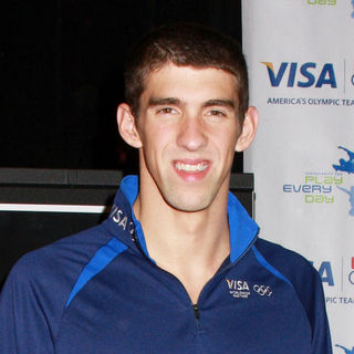 Michael Phelps Promotes the Visa Grant for Early Swimming Program at the McBurney YMCA
