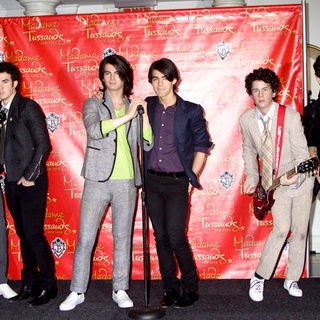 Jonas Brothers Wax Figures Unveiled at Madame Tussaud's Wax Museum in New York on February 12, 2009