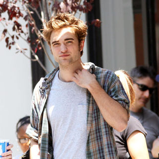 Robert Pattinson; in "Remember Me" Movie Filming on Location in New York on June 15, 2009