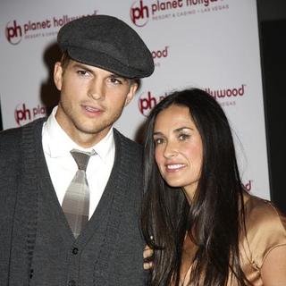 Demi Moore, Ashton Kutcher in Planet Hollywood Resort and Casino Grand Opening - Day 2