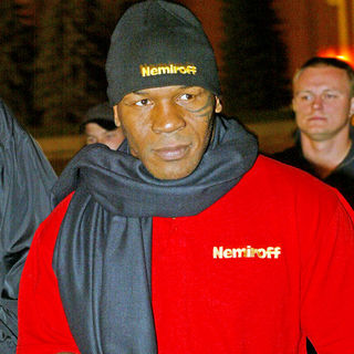 Mike Tyson Visits Russia on September 11, 2005