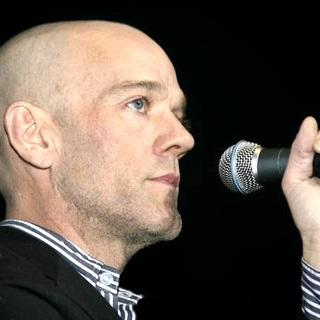 Michael Stipe; in Press conference to unveil the "Bring 'Em Home Now!" postage stamp