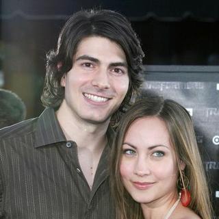 Brandon Routh;Courtney Ford; in Transformers Los Angeles Movie Premiere - Arrivals