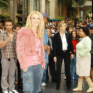 Britney Spears in Britney Spears Honored with a Star on the Hollywood Walk of Fame