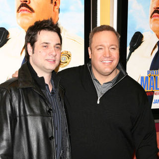 Kevin James, Adam Ferrara in "Paul Blart: Mall Cop" New York City Premiere - Arrivals