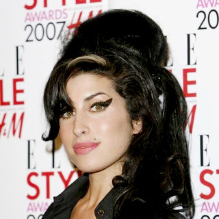 Amy Winehouse; in 2007 ELLE Style Awards in London