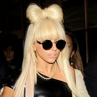 Lady GaGa in Lady Gaga Departs "The Scott Mills Show" at Radio 1 in London on January 16, 2009