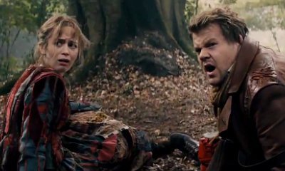 First 'Into the Woods' Clip: Emily Blunt and James Corden Fight Over a Cow