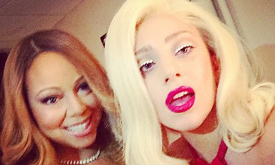 Mariah Carey and Lady GaGa Pose for Selfies