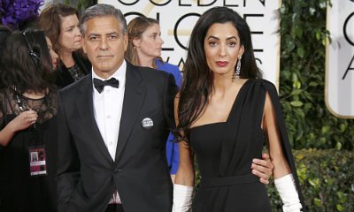 Golden Globes 2015: George and Amal Clooney Among Stars Who Show Support for Charlie Hebdo