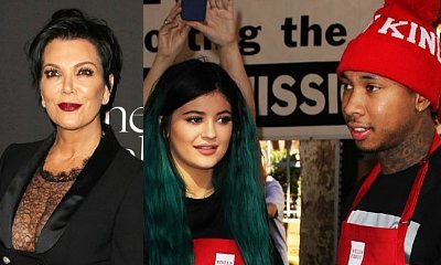 Report: Kris Jenner Allows Kylie's Boyfriend Tyga to Spend Night at Her House