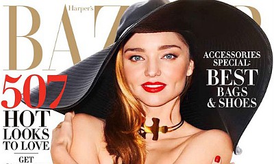 Miranda Kerr Poses Topless for Harper's Bazaar, Says, 'I Quite Like Being Naked'