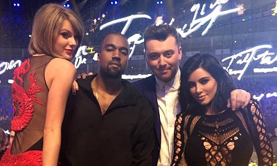 Kim Kardashian Takes Selfie With Kanye, Taylor Swift, Sam Smith After Selfie Fail at BRIT Awards