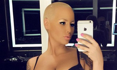 Amber Rose Fires Back at 'S**t-Shamming' Critics With Skimpy Lingerie Selfie