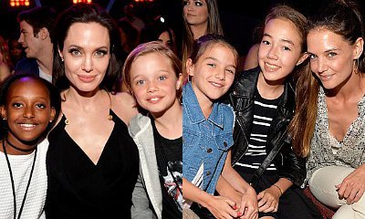 Angeline Jolie Takes Shiloh and Zahara, Katie Holmes Takes Suri to Kids' Choice Awards