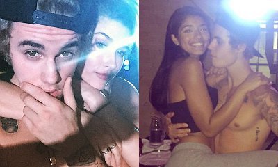 Justin Bieber Cozies Up to Hailey Baldwin and Yovanna Ventura on His 21st Birthday Party