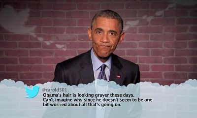 Video: President Obama Reads Mean Tweets, Talks About Ferguson on 'Jimmy Kimmel Live!'