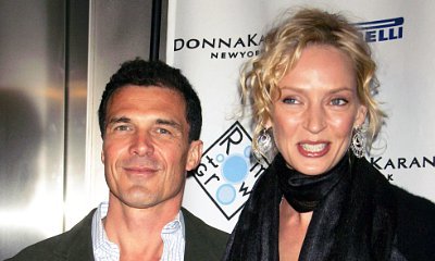 Uma Thurman Spotted Cuddling and Kissing With Her Ex Andre Balazs in St. Barts