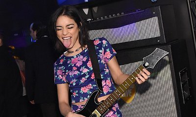 Vanessa Hudgens Attends 'Guitar Hero Live' Launch