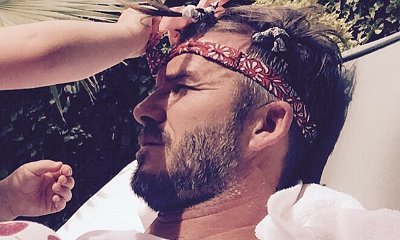 David Beckham 'Feels Pretty' After Getting His Hair Done by His Daughter