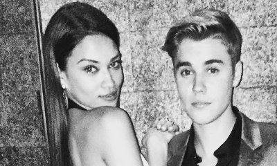 Justin Bieber Gets Cozy With Shanina Shaik at Floyd Mayweather's Match