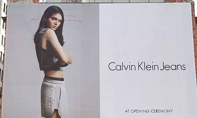 Video: Kendall Jenner's Calvin Klein Billboard Vandalized by Drone