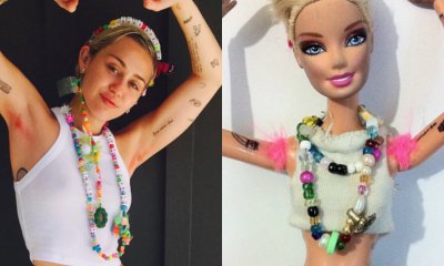 Miley Cyrus Gets A Barbie Mini Me With Pink Armpit Hair