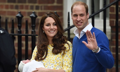 Prince William and Kate Middleton Welcome Baby Girl, Show Off Newborn