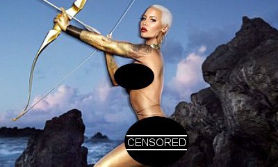 Amber Rose Poses Nude for Her Book's Cover