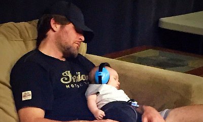 Carrie Underwood's Son Isaiah and Husband Mike Look Cute Napping Together in Instagram Pic