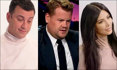 Jimmy Kimmel and James Corden Spoof Kim Kardashian's Letter to Future Self