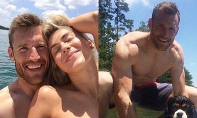 Julianne Hough Appears Topless While Boating With Boyfriend Brooks Laich