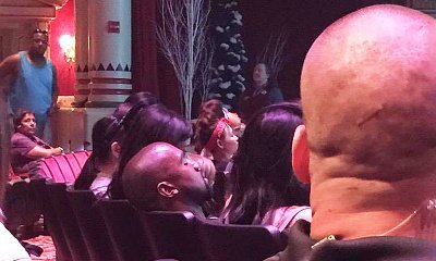 Kanye West Caught Falling Asleep During 'Frozen' Show on North's 2nd Birthday