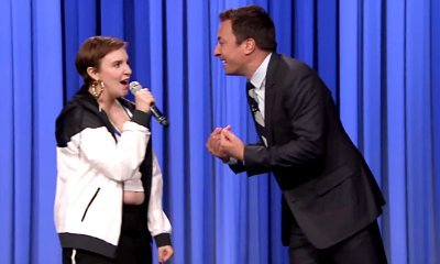 Video: Lena Dunham Takes on Jimmy Fallon in Lip Sync Battle