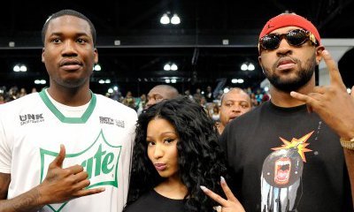 Nicki Minaj Steals Spotlight While Supporting Meek Mill at Celebrity Basketball Game