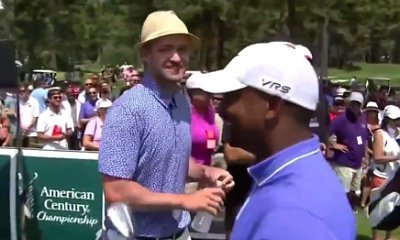 Justin Timberlake and Alfonso Ribeiro Do 'The Carlton' During Golf Tournament for Charity