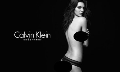 Kendall Jenner Goes Topless in New Calvin Klein Lingerie Campaign