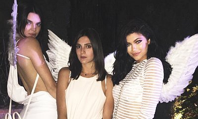 Kendall and Kylie Jenner Dressed Like Angels at Best Friend's Dinner Party