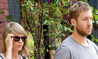 Taylor Swift Mouthing 'I Love You' to Calvin Harris on Stage