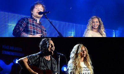 Beyonce Collaborates With Ed Sheeran and Pearl Jam at Global Citizen Fest